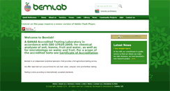 Desktop Screenshot of bemlab.co.za
